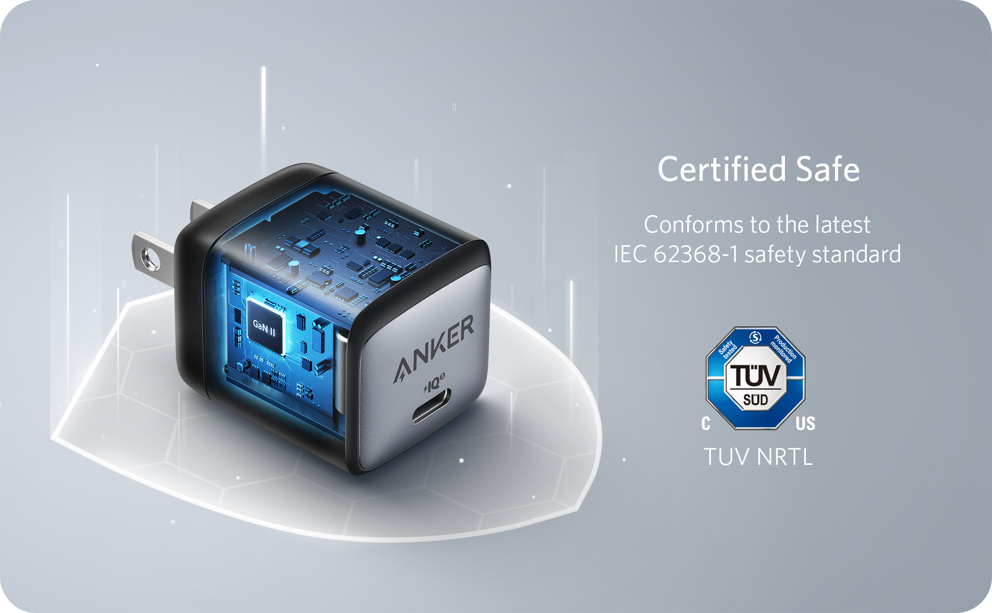 Củ Sạc Anker NANO 2 30w IQ 3.0 và PD/PPS - A2665 (Bảo Hành 18T)