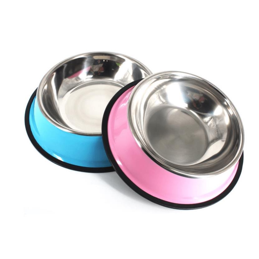 Bát ăn cho chó mèo - Chén inox chống gỉ BH12 tháng