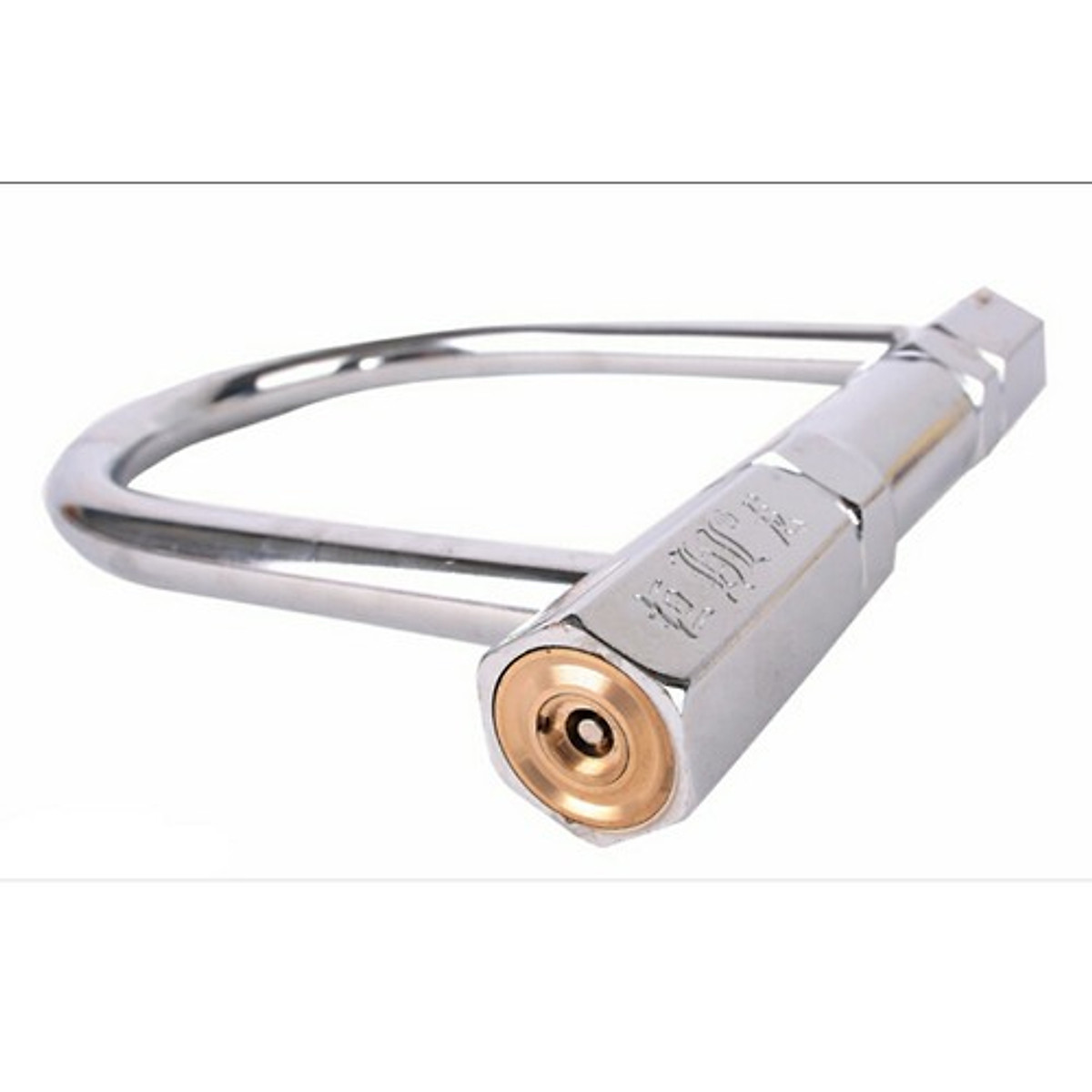 Khóa Xe Máy chữ U inox - size trung ( chìa 4 cạnh siêu chống trộm )