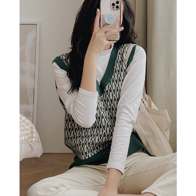 [ Ảnh thật ] Áo gile oversized 3 mẫu