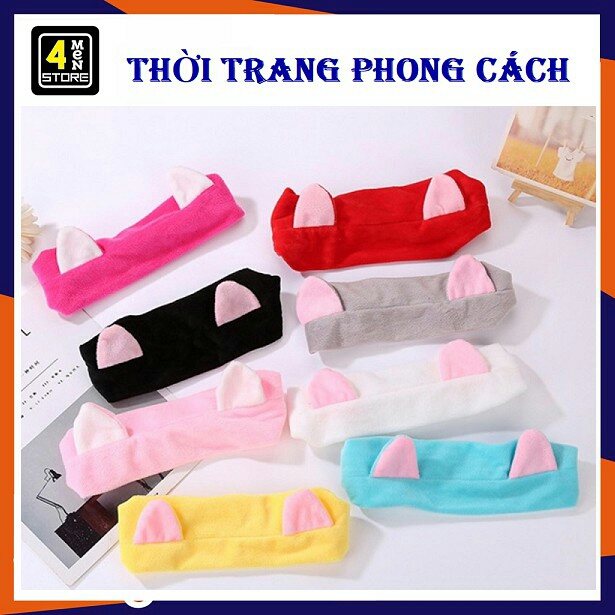 [HCM]⚡ Giá Cực Sốc ⚡ Băng Đô Tai Mèo Giá Rẻ - Siêu Dễ Thương - Siêu Xinh Nhiều Màu Lựa Chọn