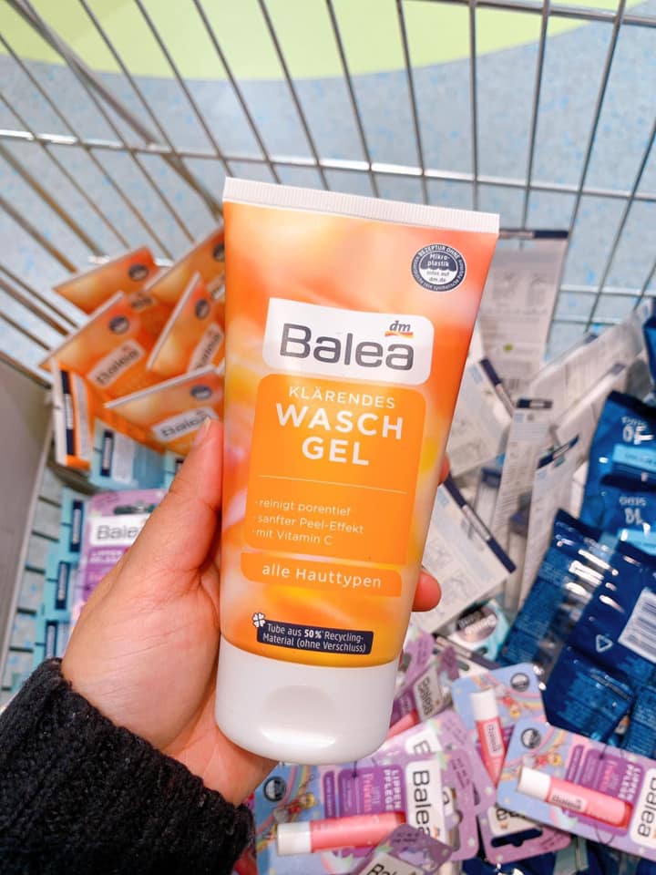 Sữa Rửa Mặt Balea Vitamin C Giúp Da Trắng Sáng, 150ml - ĐỨC