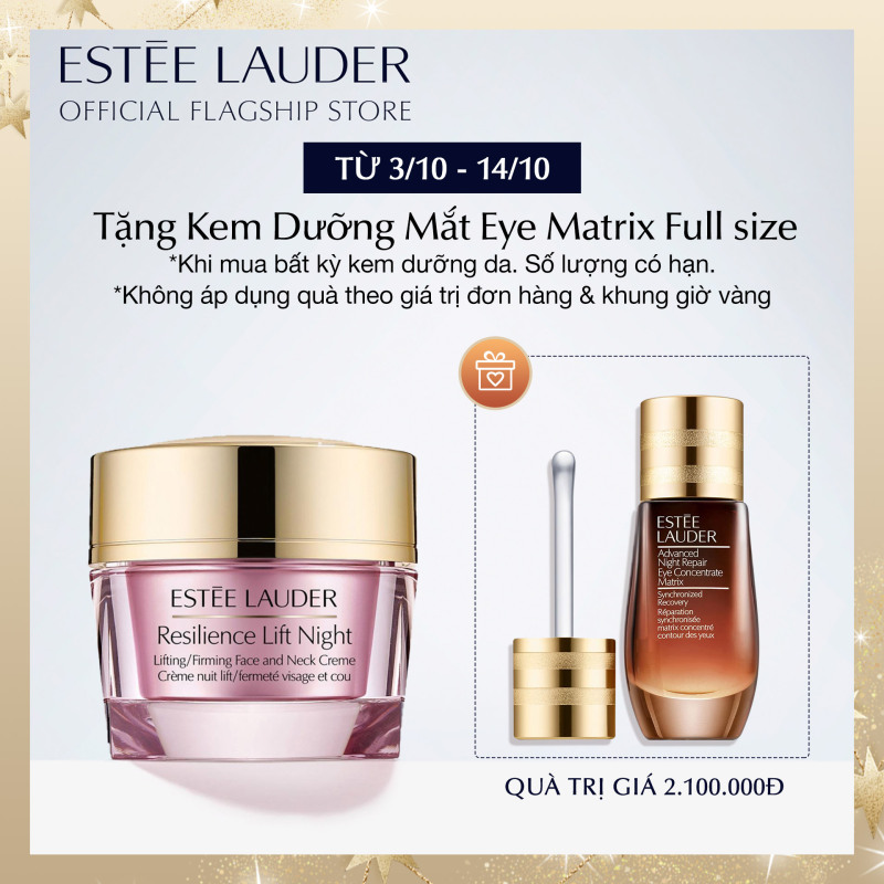 Kem dưỡng ẩm ban đêm nâng da cho vùng mặt và cổ Estee Lauder Resilience Lift Night Firming/Sculpting Face and Neck Crème 50ml giá rẻ