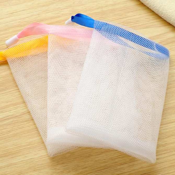 Mesh soap foaming bag