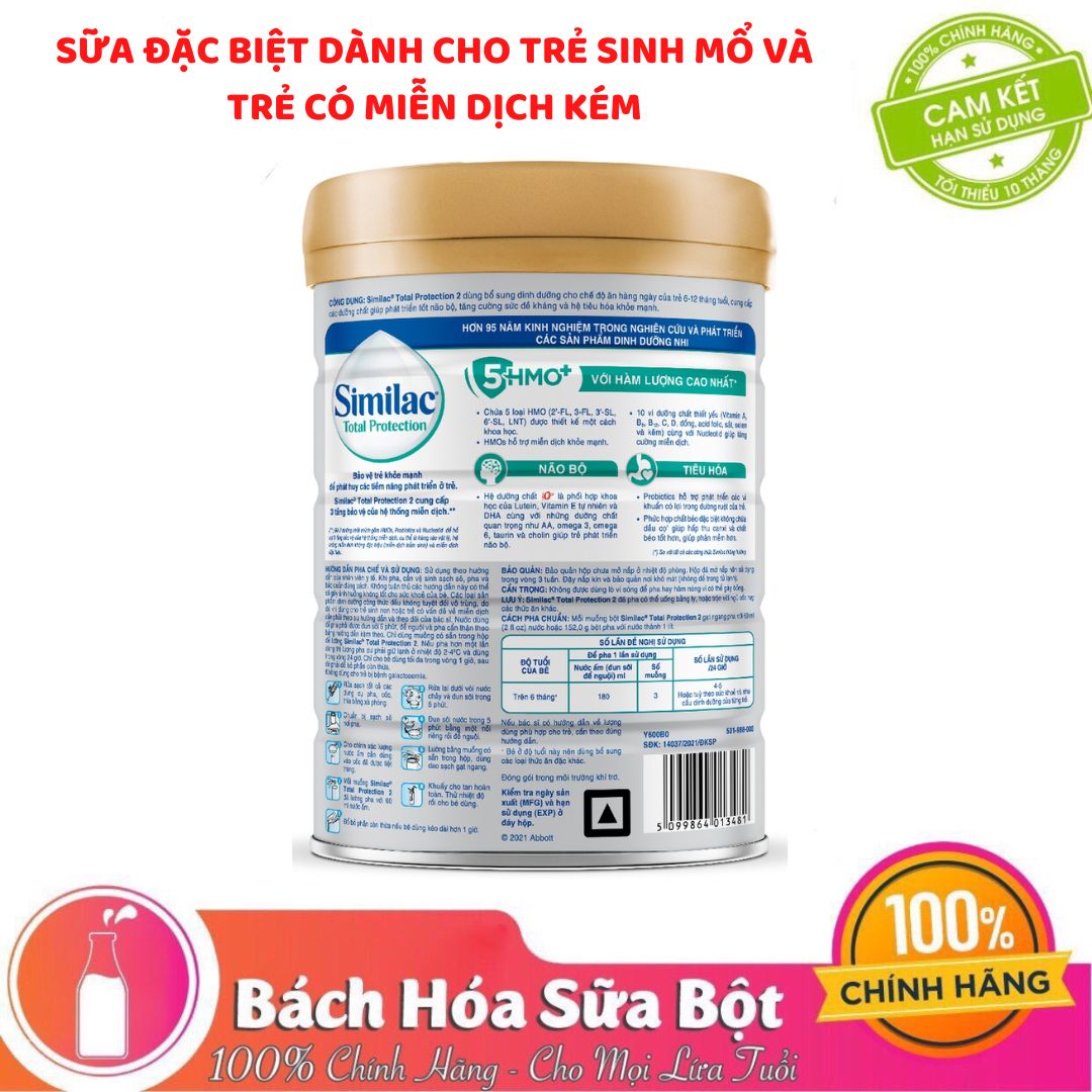 Sữa bột Abbott Similac Total Protection 3 (900g)