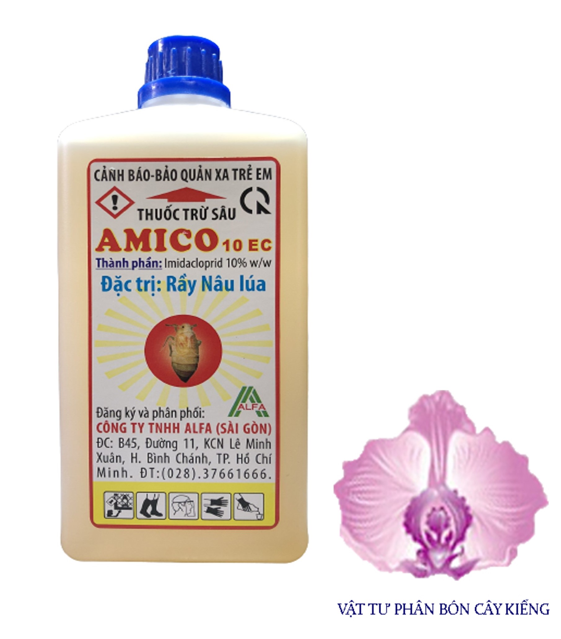 Trị rầy nâu, bọ trĩ Amico 10EC - #011B# 500ml