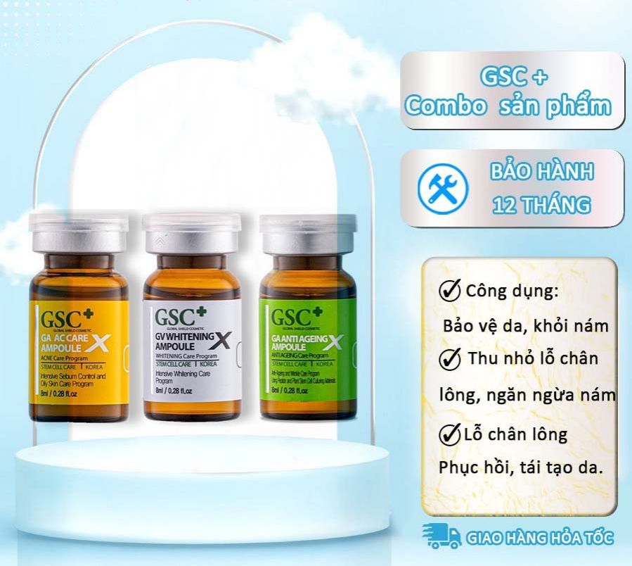Tế Bào Gốc GSC+ (Mụn) (Nám) (Sẹo Rỗ) Hàng Chính Hãng Hàn Quốc