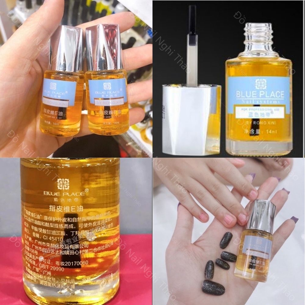 Nước tháo móng úp Blue Place 14ml