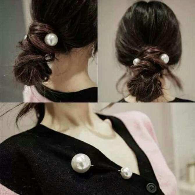 Set 7 Trâm Cài Áo Ngọc Trai Hàn Quốc