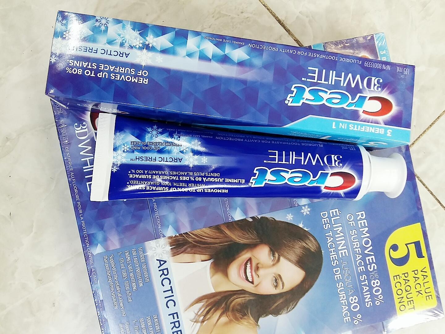 [HCM]Kem Đánh Răng Crest 3D White Arctic Fresh Whitening Toothpaste (135ml)
