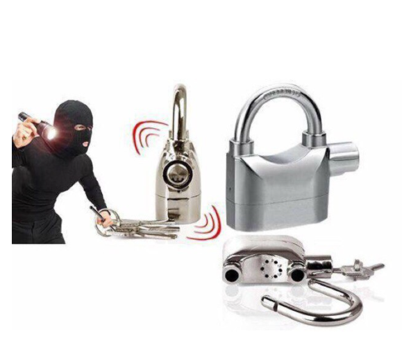 Ổ khóa báo động chống trộm CT02 thông minh – Chống chìa khóa vạn năng, cắt trộm, hú báo động khi có tác động chạm vào khóa