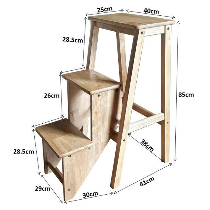Ghế thắp nhang 3 bậc xếp được- cao 85cm