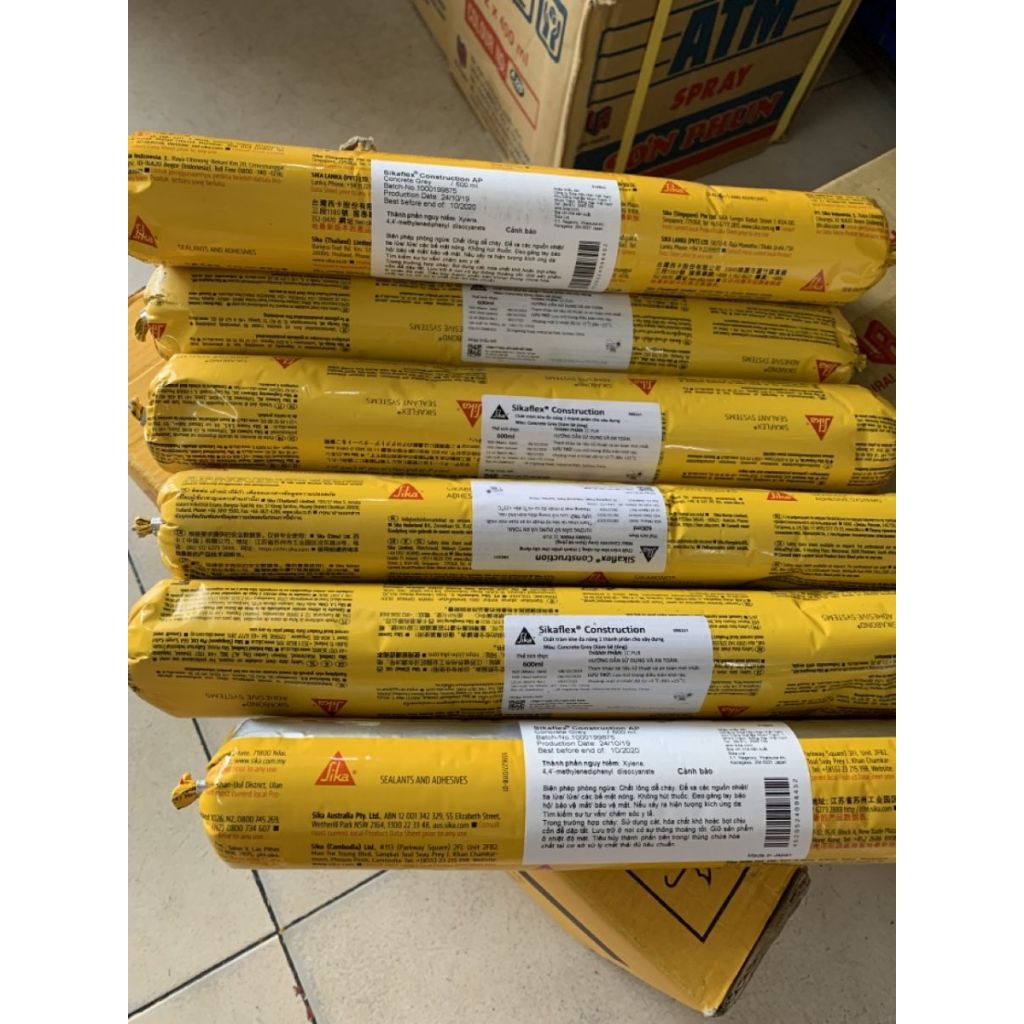 Sikaflex Construction Concrete Keo trám khe gốc Polyurethane