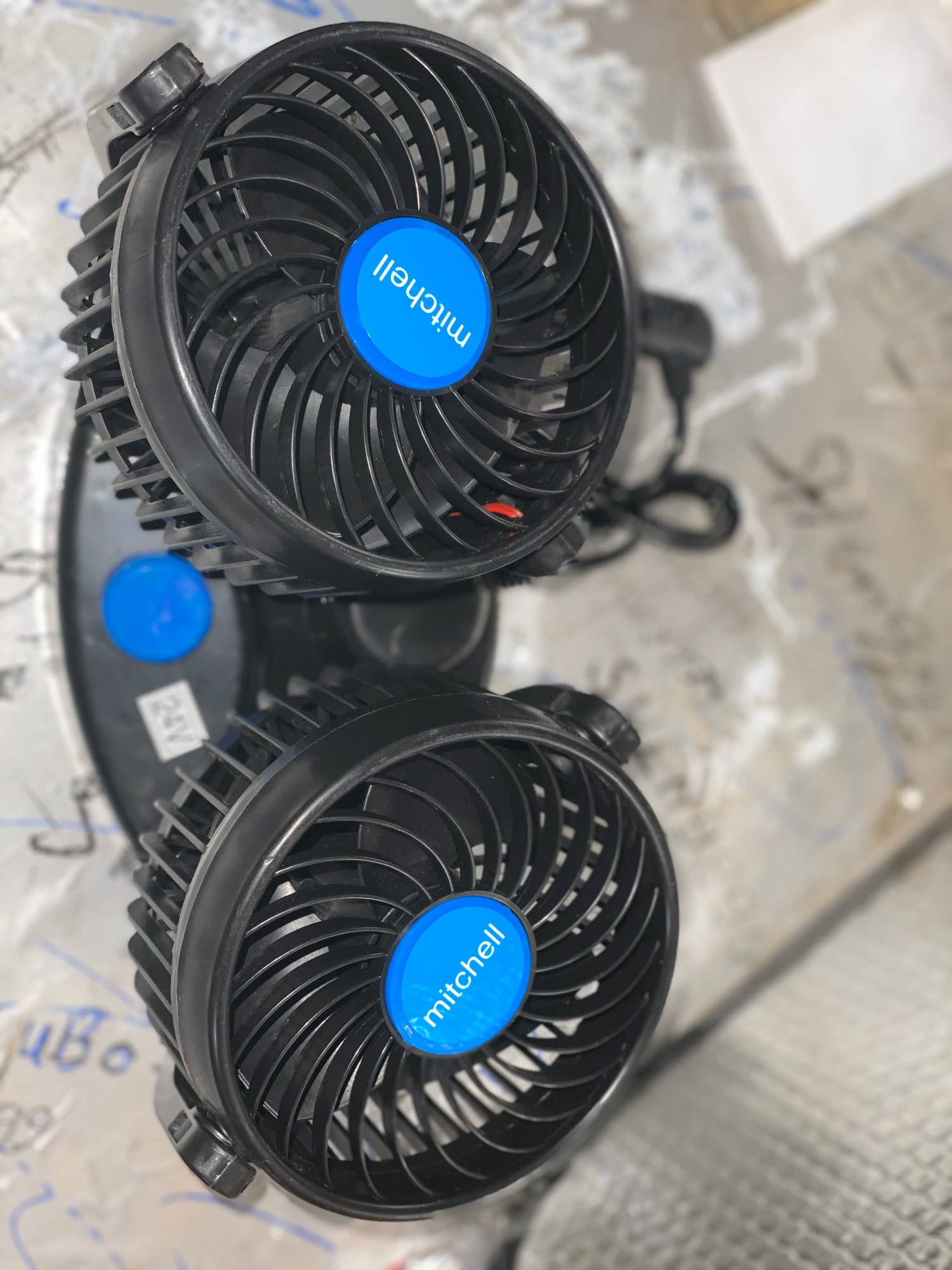 Quạt đôi to 24v