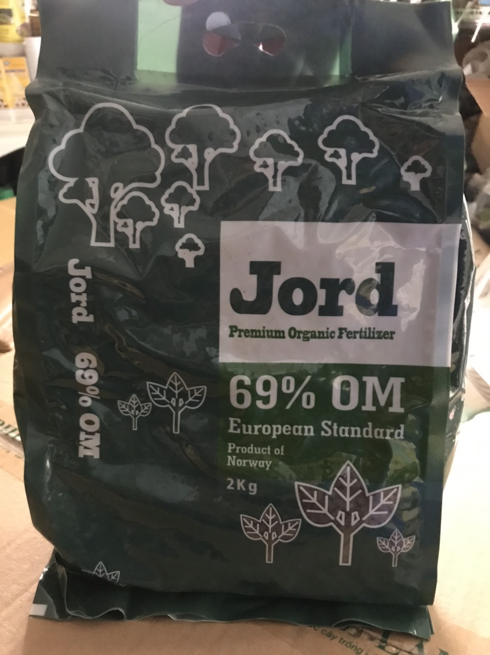 Phân hữu cơ JORD NA UY gói 2kg