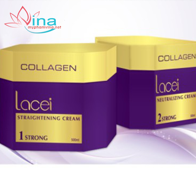 [HCM]Bộ dập duỗi tóc Collagen Lacei cao cấp siêu bóng mềm 500mlx2