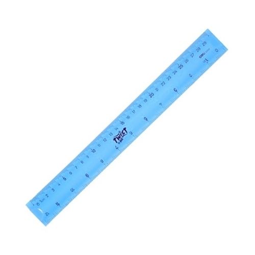 Thước Kẻ Nhựa Dẻo Nhiều Màu 30cm