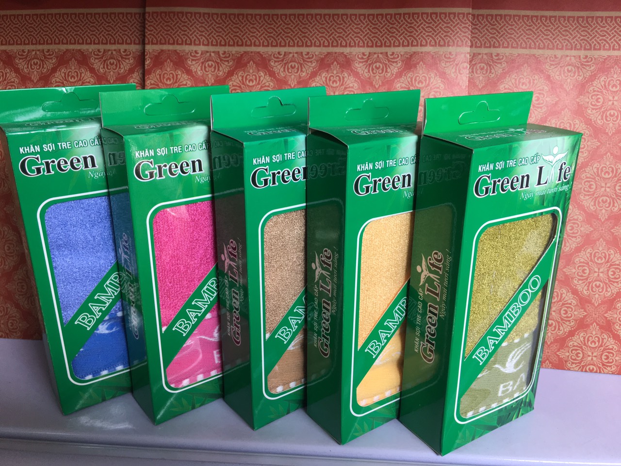 Khăn Mặt Sợi Tre Cao Cấp Green Life