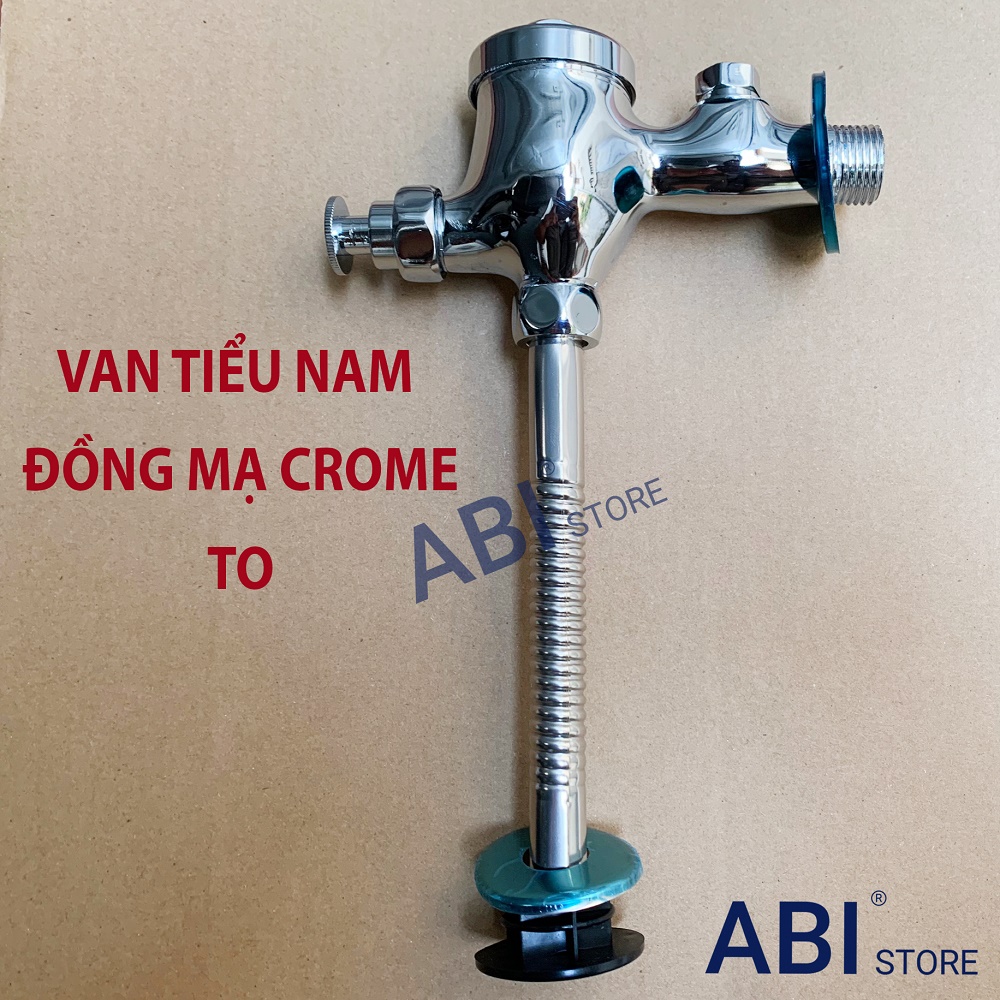 VAN XẢ TIỂU NAM TO ĐỒNG MẠ CROME ( VAN XẢ NHẤN BỒN TIỂU NAM BỘ XẢ TIỂU NAM ) HÀNG ĐẸP GIÁ RẺ