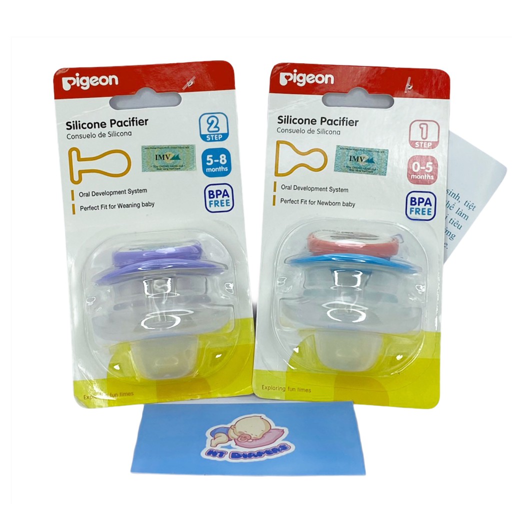 Ti Ngậm Pigeon Silicone Cao Cấp Cho Bé