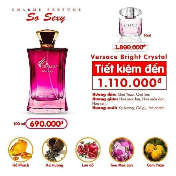 NƯỚC HOA SO SEXY 100ML FULL BOX