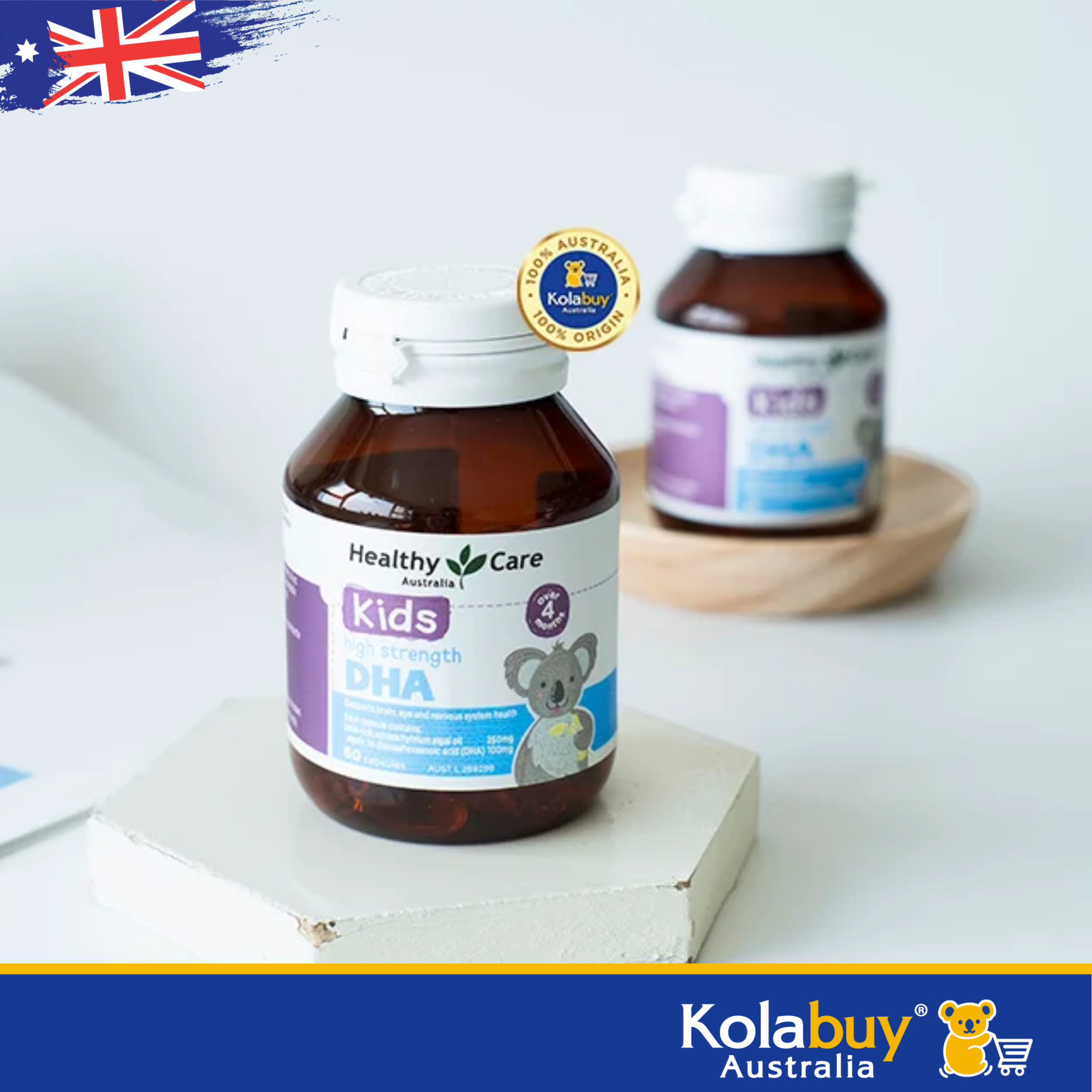 Combo Dha Healthy care và kẽm Bio Island