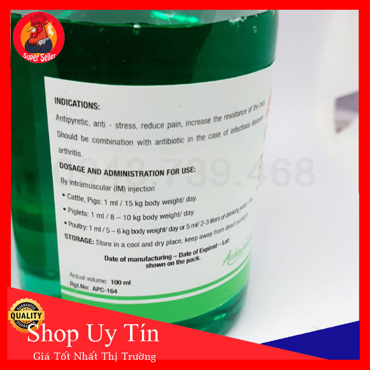 Anagin C 100ml-Chích Gà Hạ Sốt-Giảm Đau