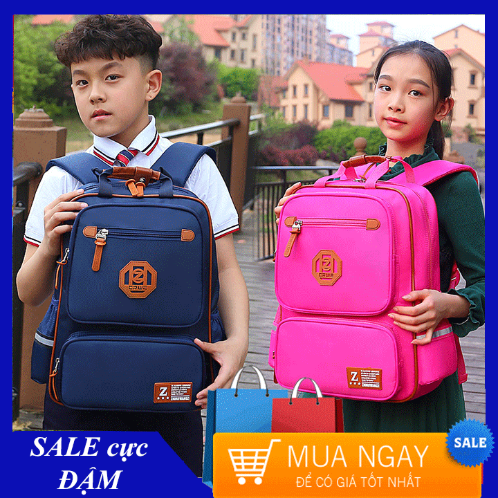 [CHỌN MÀU-CAM KẾT Y HÌNH] Cặp sách balo học sinh chống gù chống thấp nước cho cấp 1 và cấp 2 bé trai và bé gái