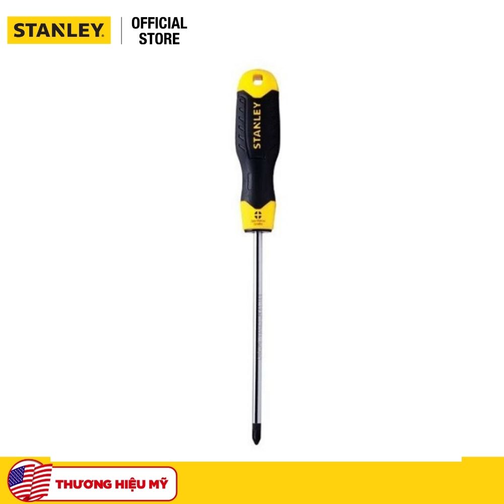 Tua vít PH3X200MM Stanley STMT60815-8 - Từ hợp kim thép loại tốt nên có độ cứng cao, phần đầu tua vít thì có từ tính giúp việc vặn mở ốc vít hiệu quả hơn - Hàng chính hãng