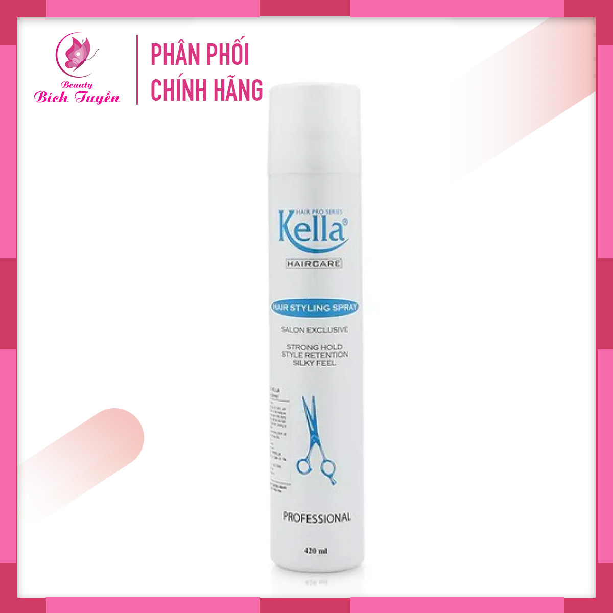 Keo Xịt Tạo Kiểu Tóc KELLA 420ml