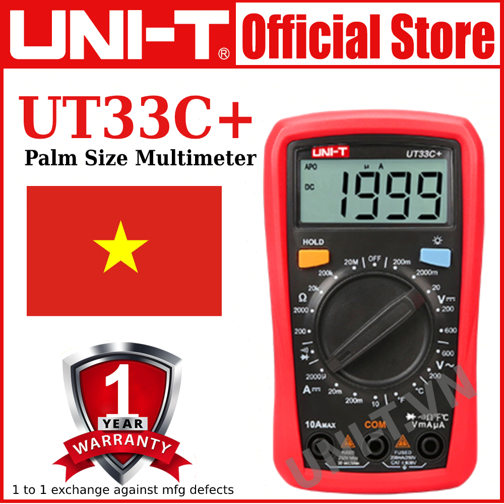 [HCM]UNI-T UT33B+ UT33C+ UT33D+ UT33A+ Palm Size Multimeter