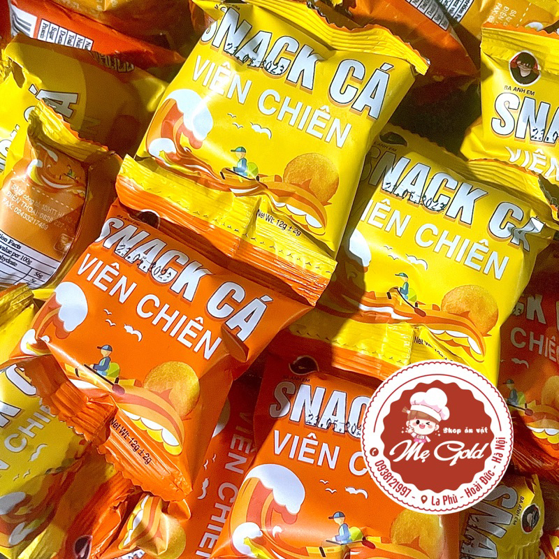 Snack cá viên chiên Ba Anh Em Food (gói 12g)