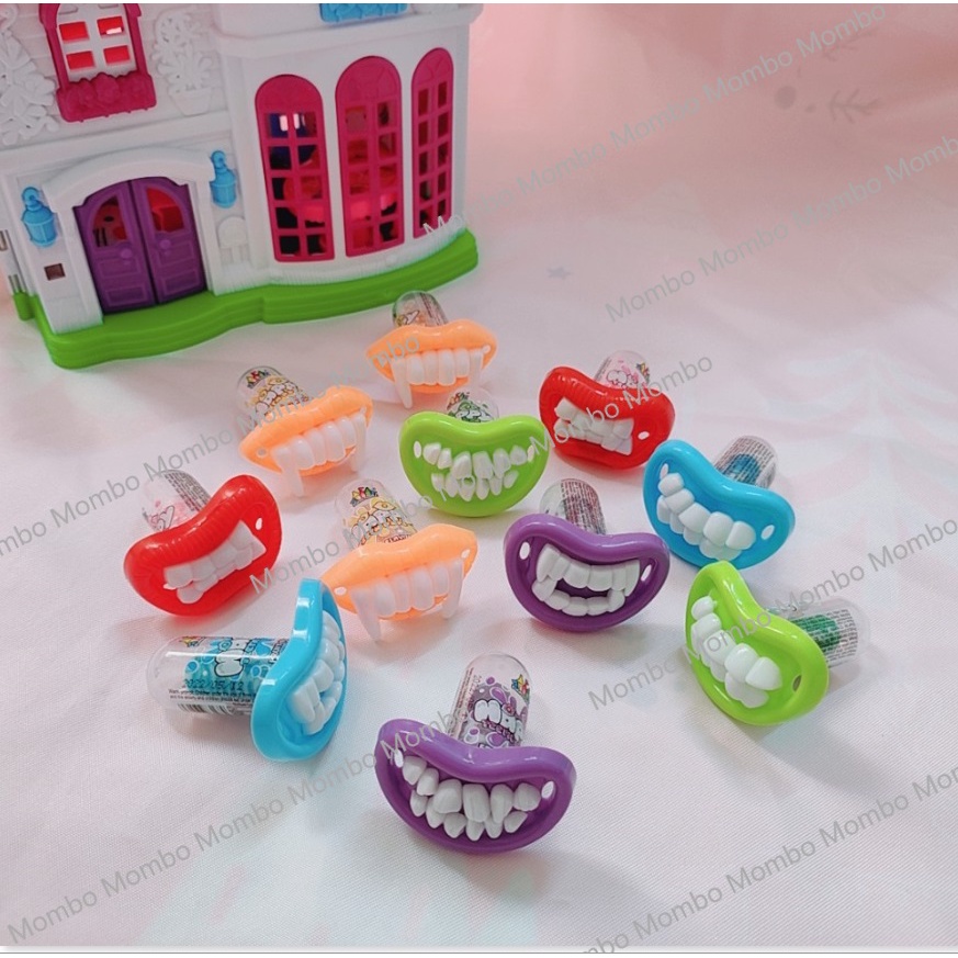 (MẪU MỚI 2022) kẹo mút hàm răng halloween vui nhộn