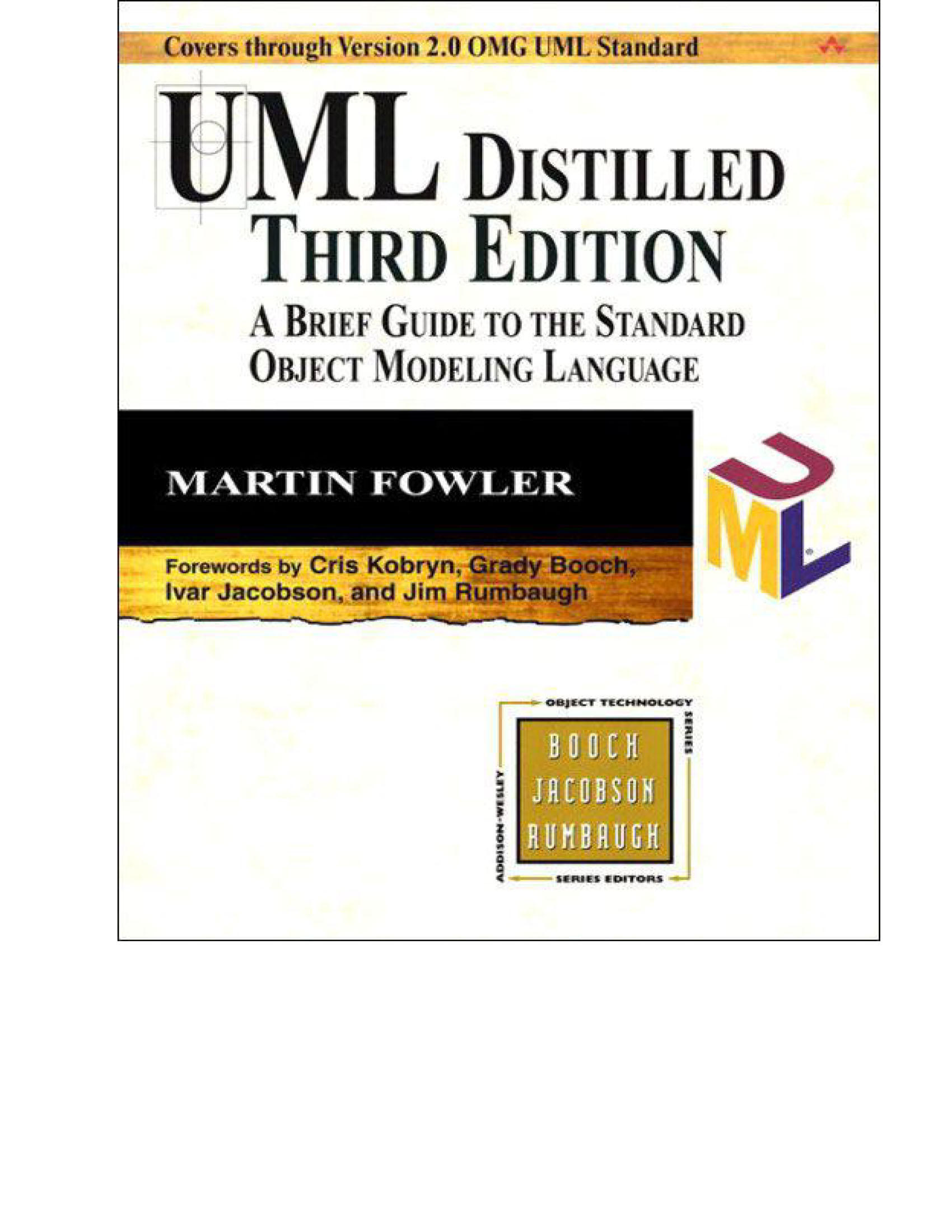 UML Distilled A Brief Guide to the Standard Object Modeling Language