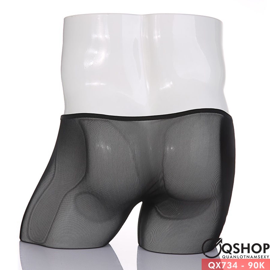 Quần Lót Boxer Nam Lưới Mịn Qx734