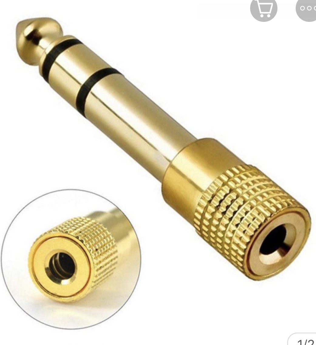 Jack chuyển 6.5mm sang 3.5 mm