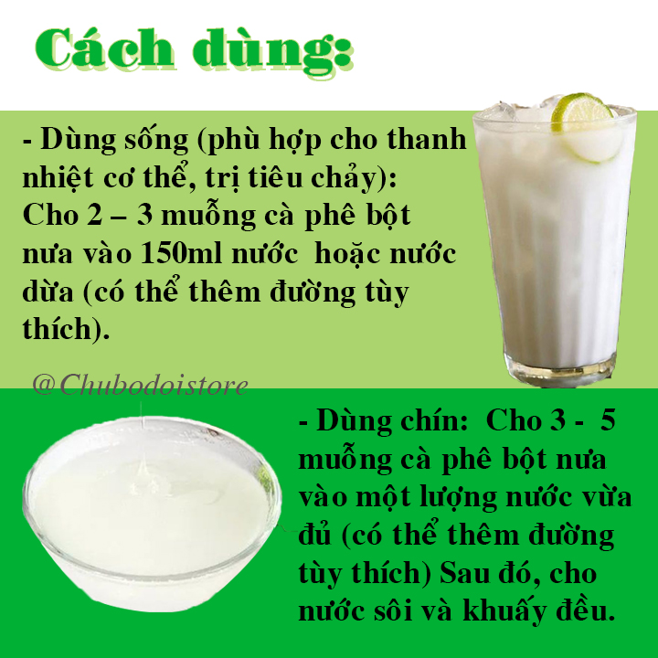 Bột nưa nguyên chất Bến Tre