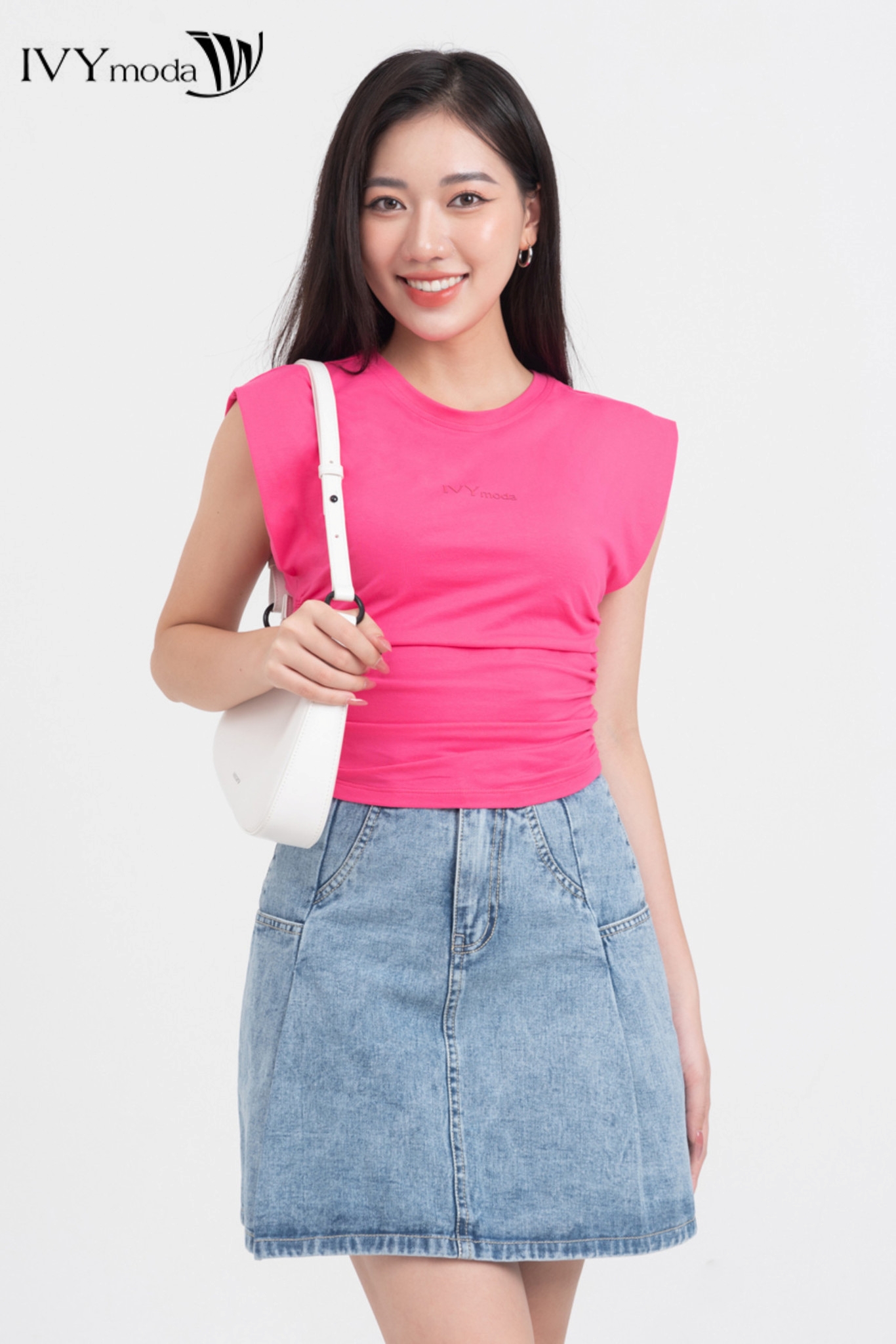 Chân váy bò ladies ivy moda ms 32m7862