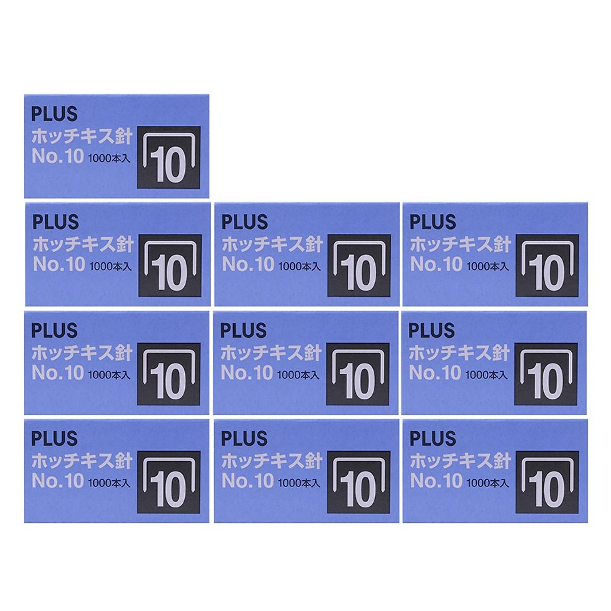 COMBO 3 HỘP KIM BẤM SỐ 10 PLUS