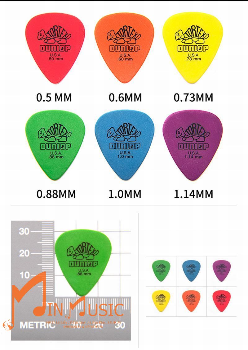 Phím gảy đàn guitar dunlop | [combo 5 pick ] hàng chính hãng