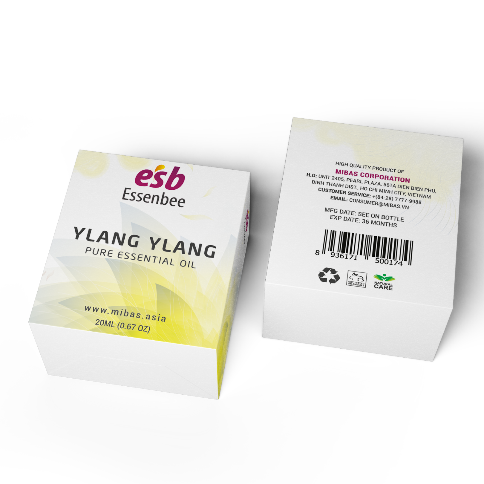 Tinh dầu Ngọc Lan Tây (Ylang Ylang) - Essenbee - 20ml
