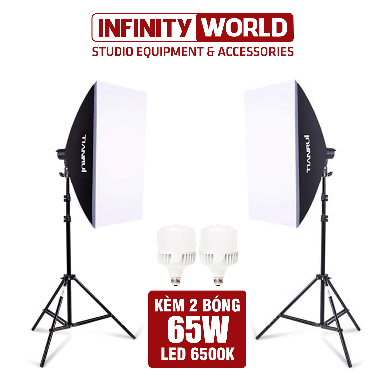 Set 2 đèn chụp sản phẩm tianrui