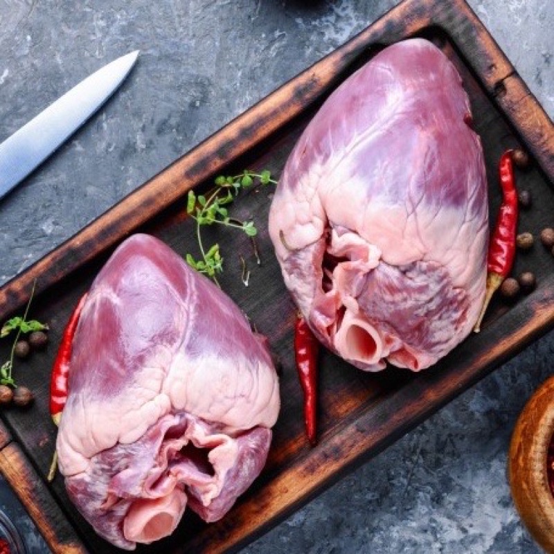 Tim heo nhập khẩu 1kg (giao tphcm)