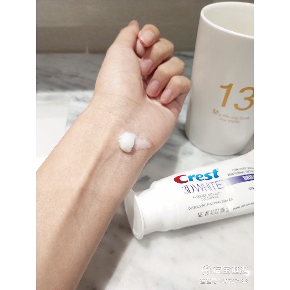 [GIẢM 5% ĐƠN 129K]Kem đánh răng Crest 3D white Brillance