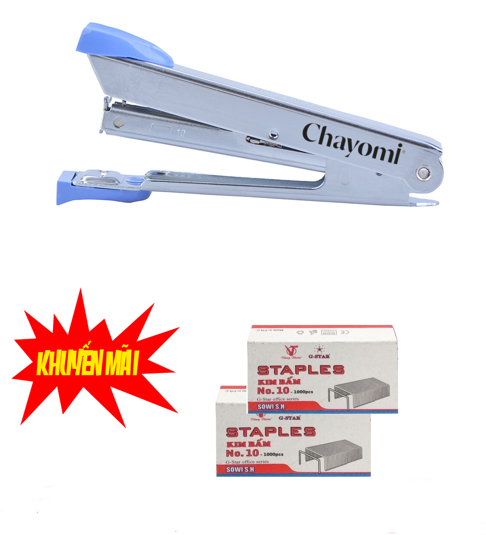 Bấm Kim Số 10 Gstar 902 Tặng Kèm 2 Hộp Kim Bấm Số 10