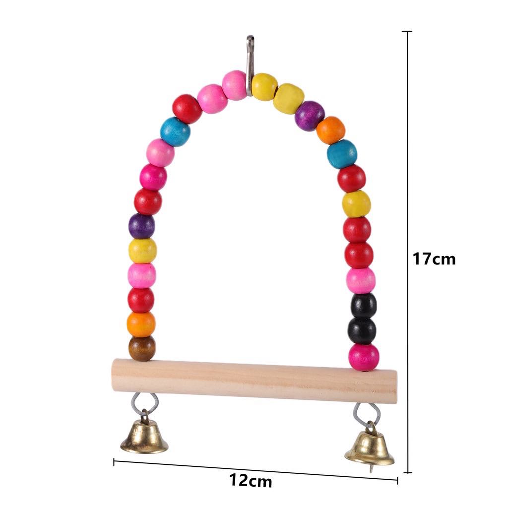 BỘ ĐỒ CHƠI CHO CHIM VẸT GỒM 6 MÓN