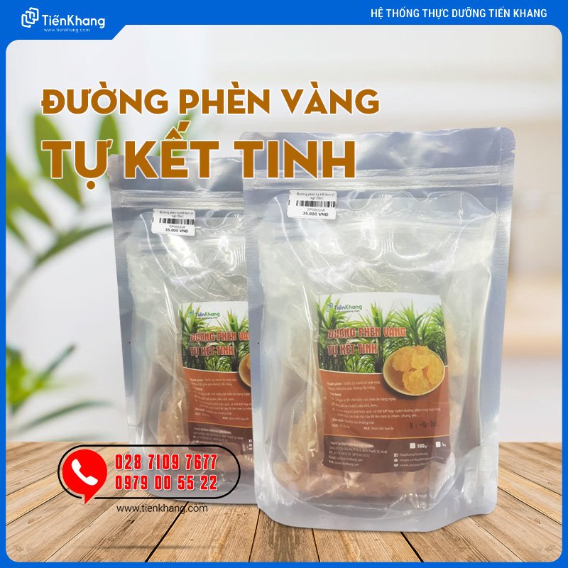 Đường Phèn Vàng Tự Kết Tinh