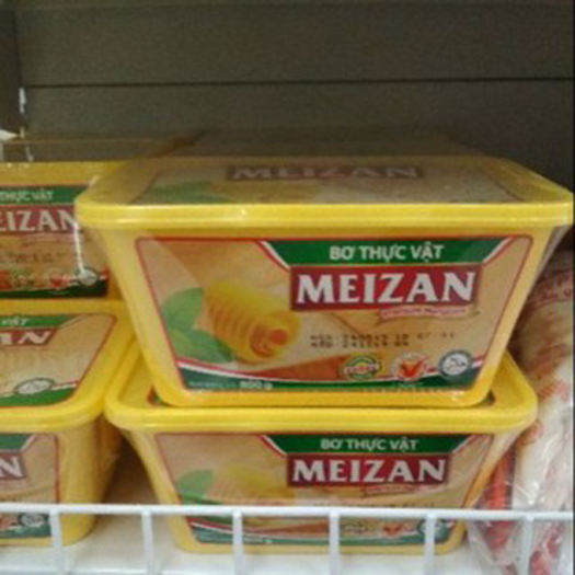 Bơ thực vật Meizan hộp 800g