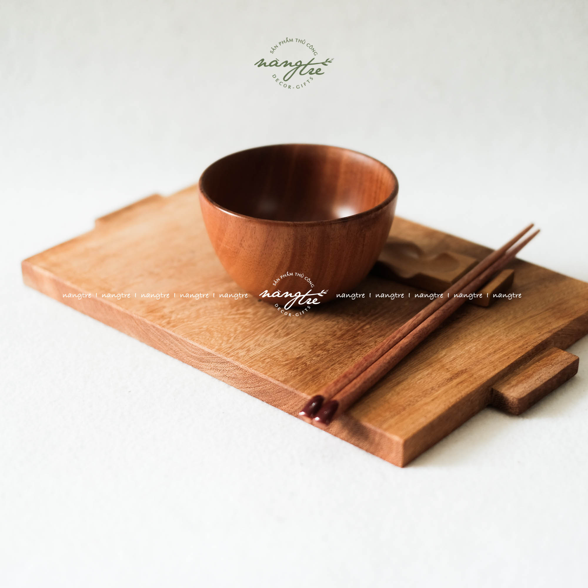 [HCM]Chén gỗ - Bát gỗ tự nhiên - Wooden bowl