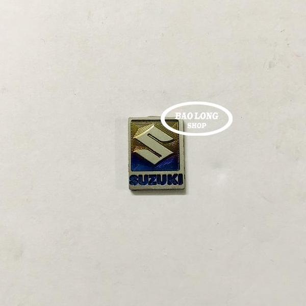 Tem Logo S chất liệu Titanium gắn Raider ,Satria (100% titan)